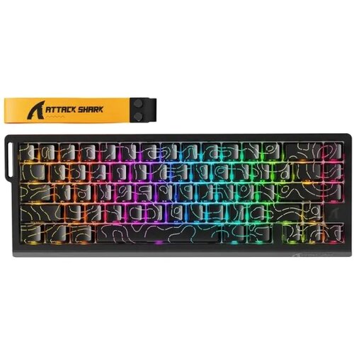 Attack Shark bežična gaming tastatura X68Pro he magnetic Swith/8KHz/TriMode/RT/SnapTap/Black cont Cene