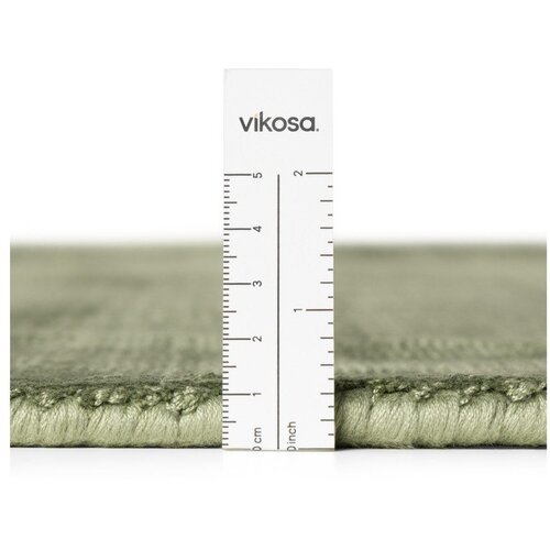 Vikosa Zelena ročno tkana viskozna preproga 80x150 cm Noemi &amp;ndash; Slike
