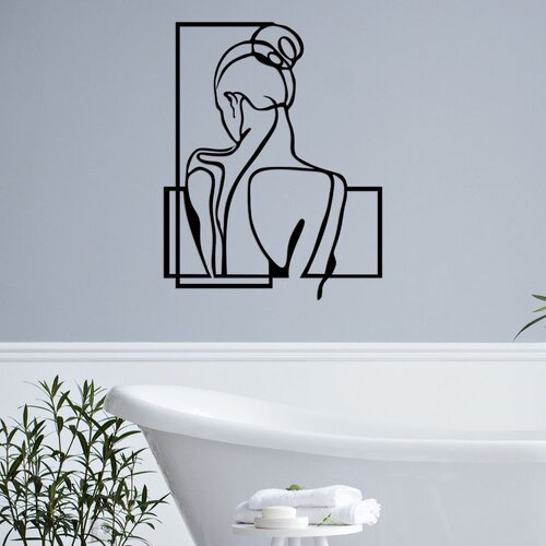 Wallity Zidna dekoracija Backround, 57x73 cm, Crna Cene