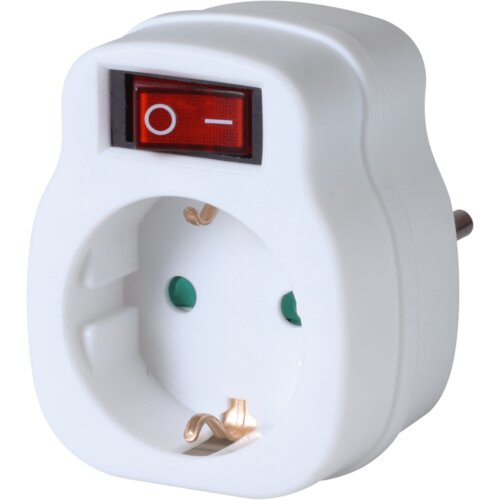 Home Utičnica sa prekidačem, 16A - NVK 1/WH, Bijela Slike