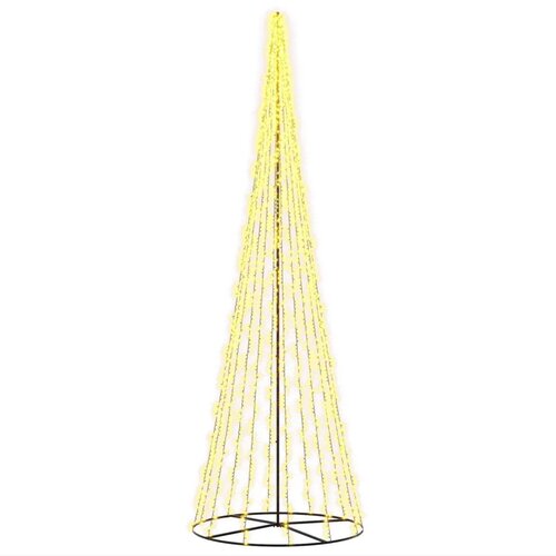  LED božićno drvce 485 cm 3000 LED lampica Topla bijela Čelik - 485 cm Slike