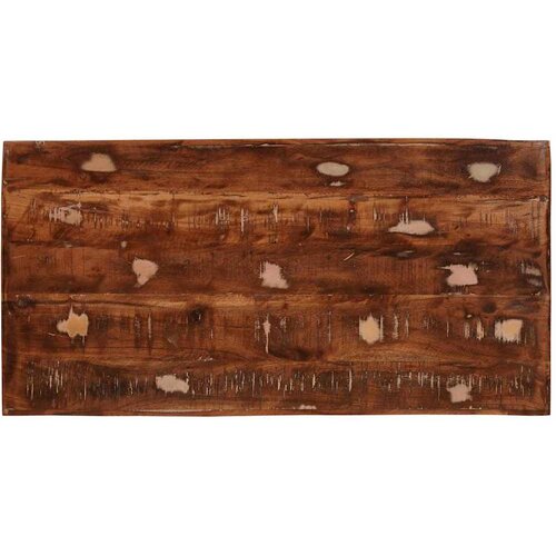  Toaletni stol Smeđa 90 x 76 x 45 cm Čvrsto drvo iz reciklaže Slike