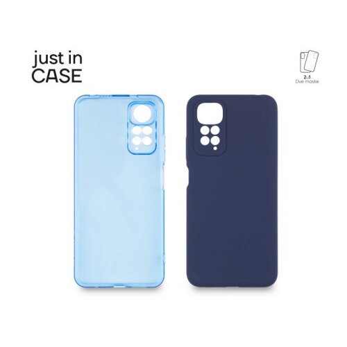 Just_in_Case 2u1 Extra case MIX paket PLAVI za Redmi Note 11 ( MIX312BL ) Cene
