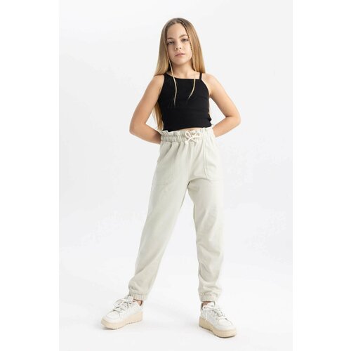 Defacto Girl Jogger Combed Cotton Trousers Cene