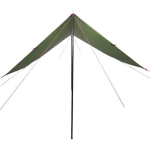  Cerada za kampiranje zelena 430 x 380 x 210 cm vodootporna Slike
