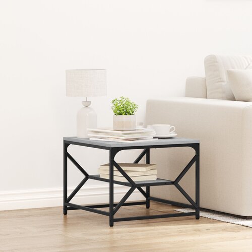 VidaXL Siva Sonoma Konstruirano drvo 51 x 50 x 40 cm Polica Slike