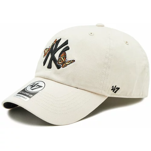 47 Brand Kapa s šiltom Mlb New York Yankees Icon Alt ’47 Clean Up B-ICACL17GWS-BN Écru