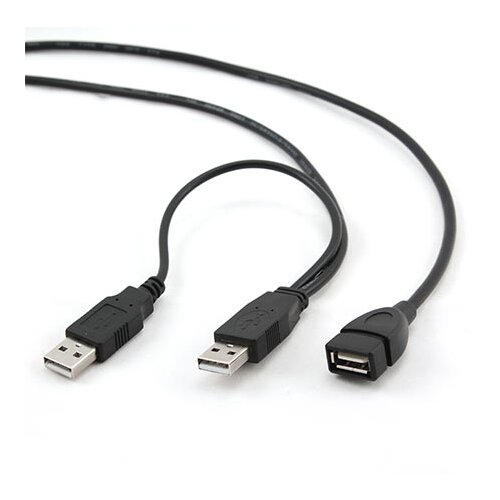 Gembird USB 2,0 DUAL kabal A-plug A-socket, 1.8m, CCP-USB22-AMAF-6 Cene