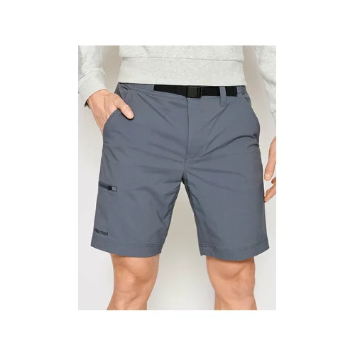 Marmot Kratke hlače iz tkanine M125861515 Siva Regular Fit