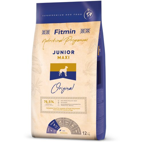 Fitmin Program Maxi Junior - Varčno pakiranje: 2 x 12 kg Cene