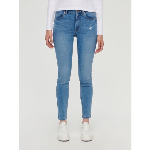 House - Skinny traperice s push-up efektom - Plava Slike