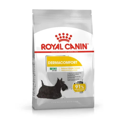 Royal Canin SHN Dermacomfort Mini, potpuna hrana za odrasle pse malih pasmina koji imaju problema sa kožom, stariji od 10 mj., 3 kg