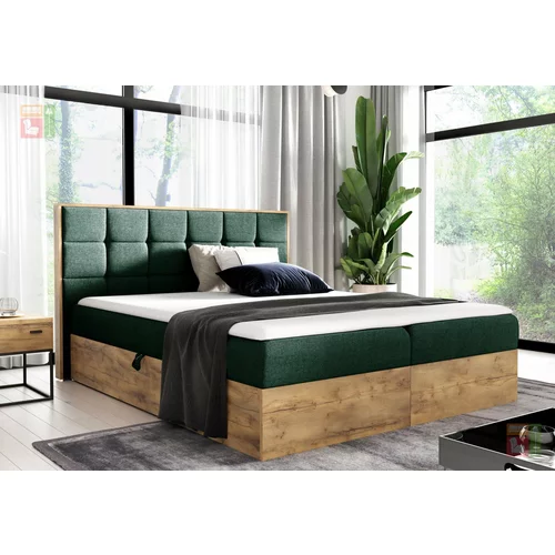 Meble Gruška Boxspring postelja Wood1 - 200x200 cm