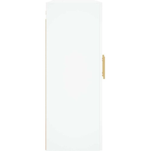 VidaXL Stenska omarica bela 69,5x34x90 cm inženirski les Slike