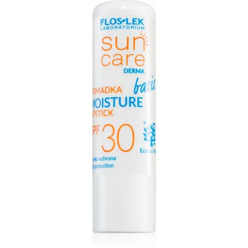 FlosLek Laboratorium Sun Care Derma Basic zaščitni balzam za ustnice SPF 30 3,8 g