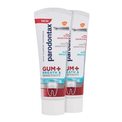 Parodontax Gum+ Breath & Sensitivity Whitening Duo zubna pasta 1 set