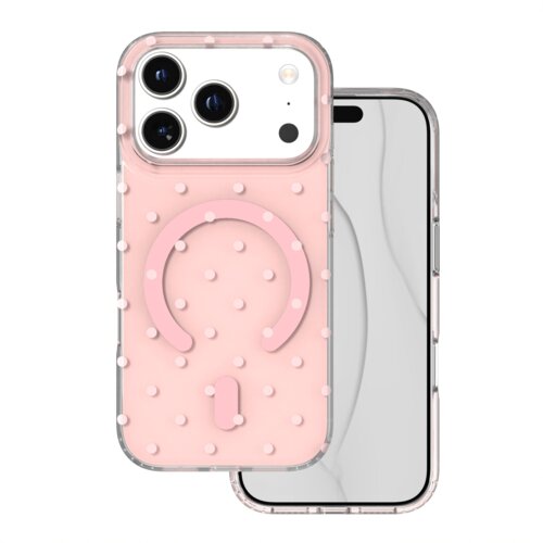 Onasi PolkaPop MagSafe ovitek za iPhone 17 Pro / iPhone 18 Pro roza Slike