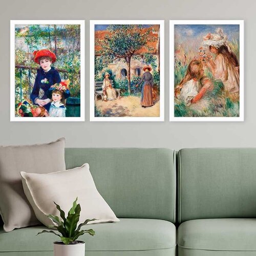 Wallity Set uramljenih slika 3BC_UN3875705, 3 Dela Cene