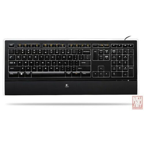 Logitech Illuminated Keyboard 920-001175 Black US tastatura Slike
