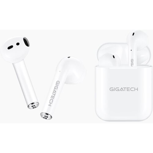 Bežične slušalice bluetooth Gigatech TWS-107 bijele Cijene
