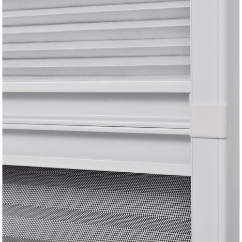  Plisse Mreža protiv insekata za prozor 160x80 cm Aluminij i žaluzina Slike