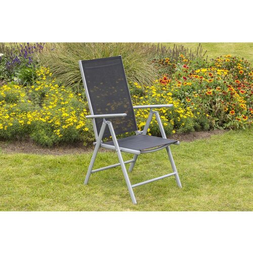 Gardenson Set Zložljivih Vrtnih Stolov Amalfi, 2 Kos, Črna Cene