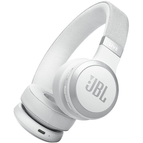 JBL Live 670NC Bluetooth naglavne brezžične slušalke, bela Cene