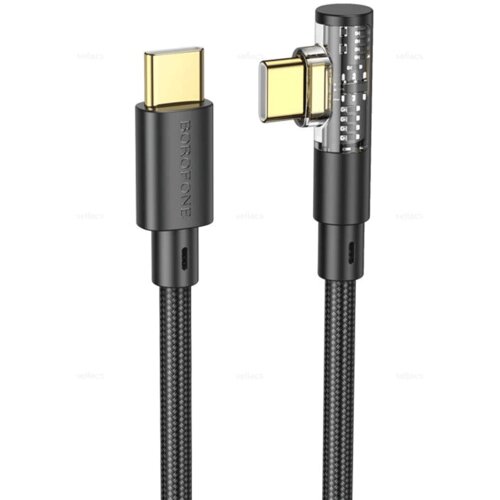  Kabal BOROFONE BU39 Rio Transparent Discovery Edition charging data cable Type-C black 1,2m, 2,4 A Cijene
