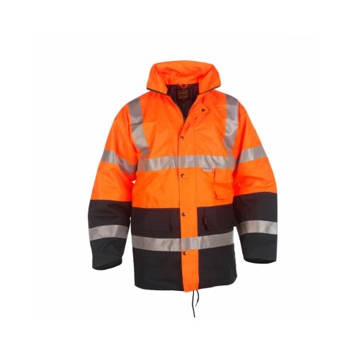  Zimska jakna Neon sa kapuljačom, oranž/crna Cene