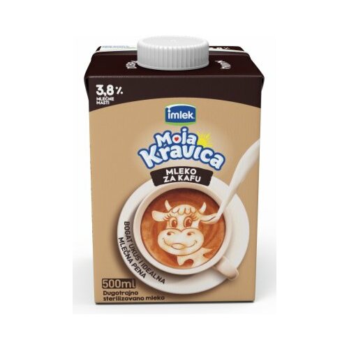Imlek moja kravica mleko za kafu 3.8% MM 500ml tetra brik Cene