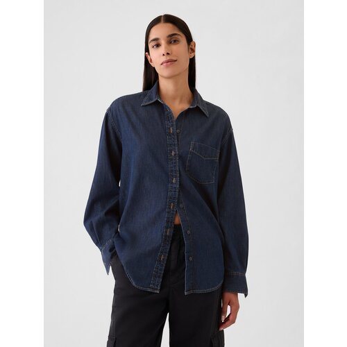 GAP Chambray Oversize Shirt Big Shirt - Women Cene