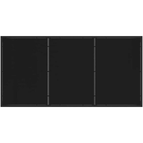 VidaXL Vrtni set za objed s jastukom 7 pcs Siva poliratan - 6 sjedala 160 cm Slike