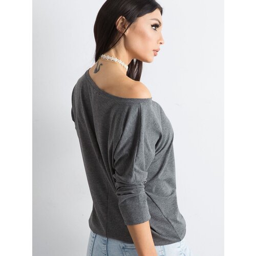BASIC Feel Good Blouse-RV-BZ-4691.36P-dark gray Cene