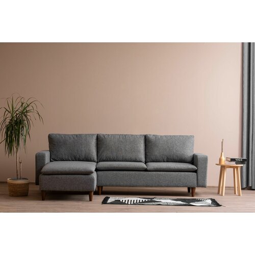 lungo - light grey light grey corner sofa Slike
