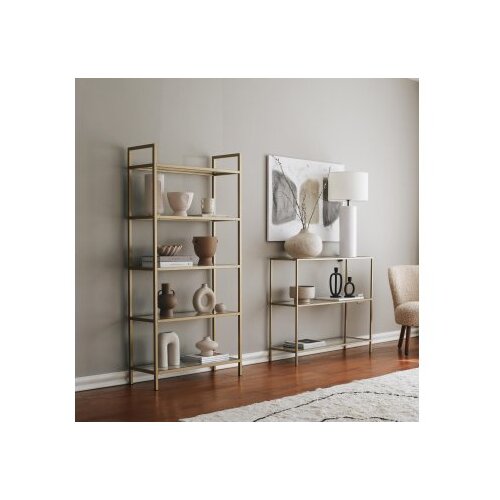 Hanah home K101 Polica za knjige 80x165x30cm, bež Cene