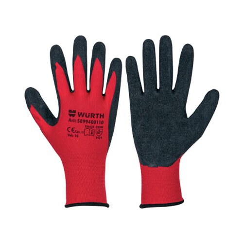 Wurth rukavice Red Latex Grip Slike