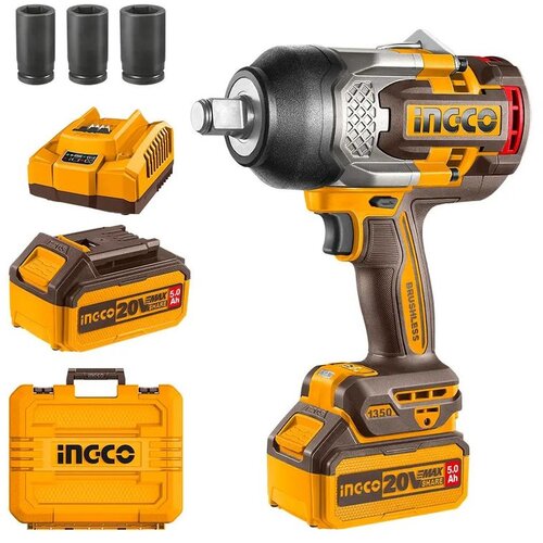 Ingco SUPER aku udarni odvijač CIWLI20135E 3/4&amp;quot;, 1350 Nm Slike