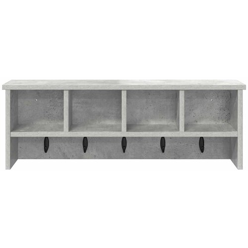  Vje&amp;scaron;alica za kapute na zidu Zidne Betonski sivi 75 x 16 x 26 cm Slike