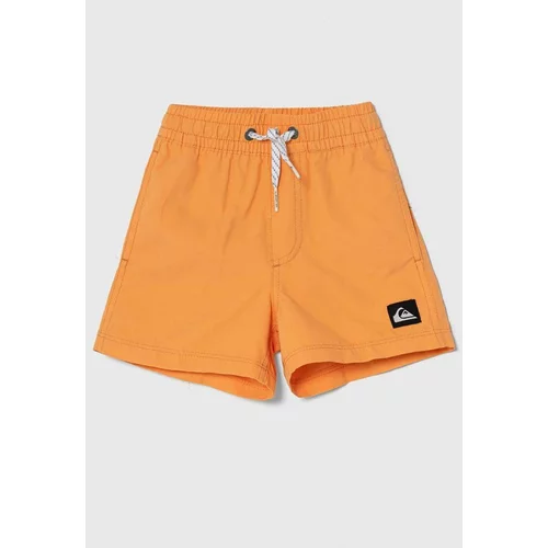 Quiksilver Otroške kopalne kratke hlače SOLID BOY 12 oranžna barva