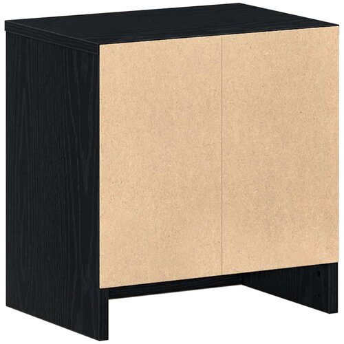  Noćni ormarići 2 kom s ladicama crni 39x28x41 cm Slike