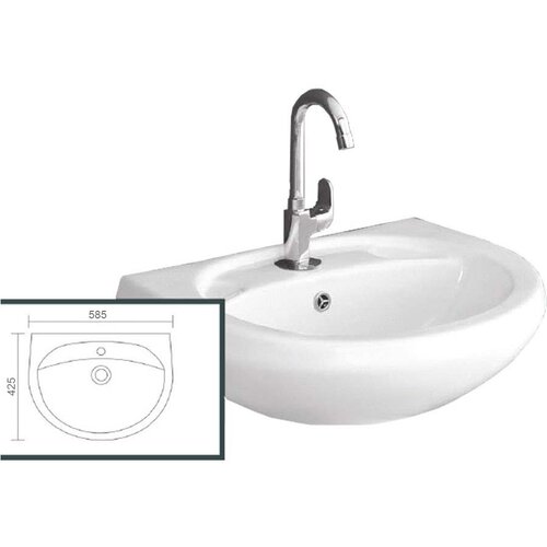 Quartz Lavabo Luxury 58,5x42,5cm Ket Cene