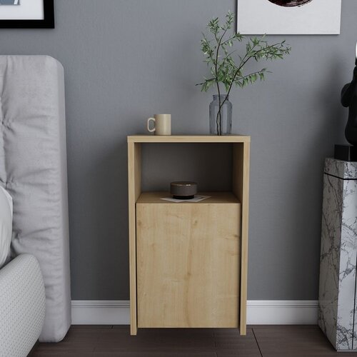 Hanah home Carlin - Oak Oak Nightstand Cene