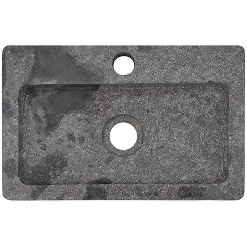  Zidni umivaonik sivi 38 x 24 x 6,5 cm mramorni Slike