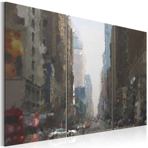  Slika - Rainy city behind the glass 60x40 Slike