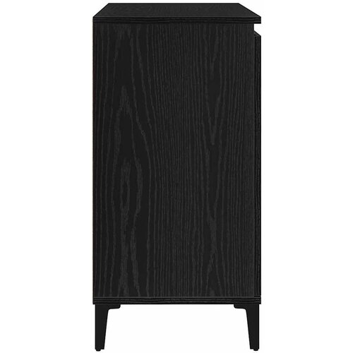  Kreveta Crni hrast 104 x 35 x 70 cm Konstruirano drvo Slike