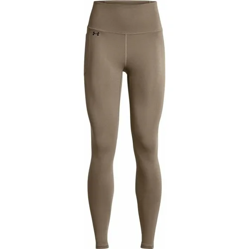 Under Armour Women's UA Motion Full-Length Leggings Taupe Dusk/Black M Fitness hlače