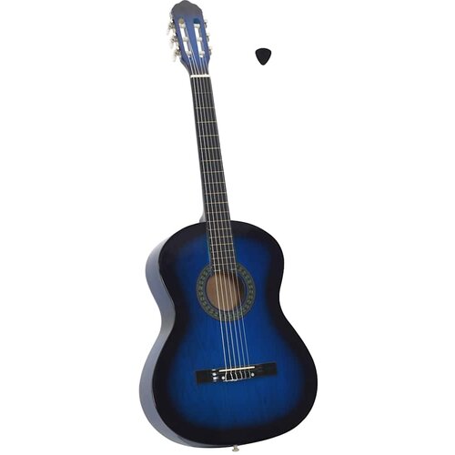  Klasična gitara za početnike plava 4/4 39" od drva lipe Cijene