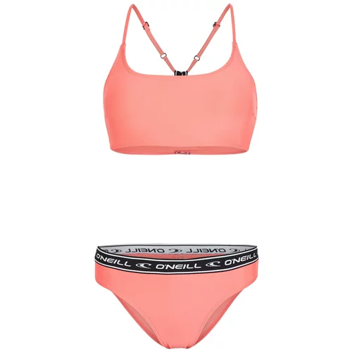 O'neill Sportski bikini breskva / roza / crna / bijela