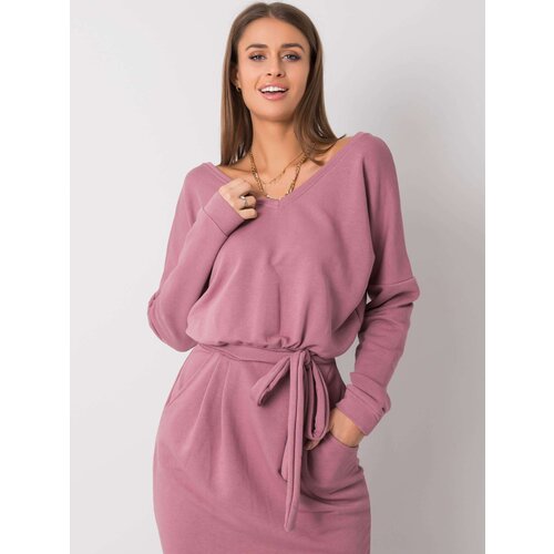 RUE PARIS Dress-RV-SK-6037.18X-Dark Pink Slike