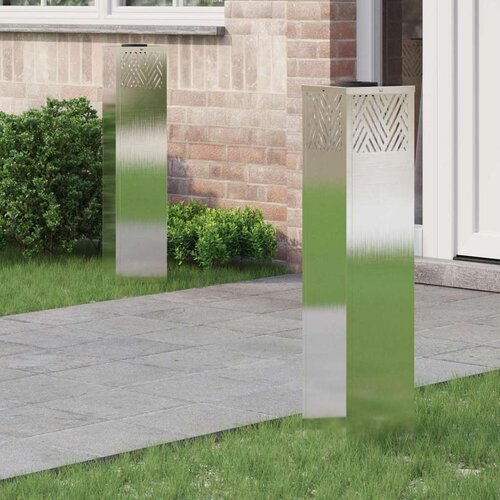  Solarna LED svjetlost za stazu 2 pcs Nehrđajući čelik Slike